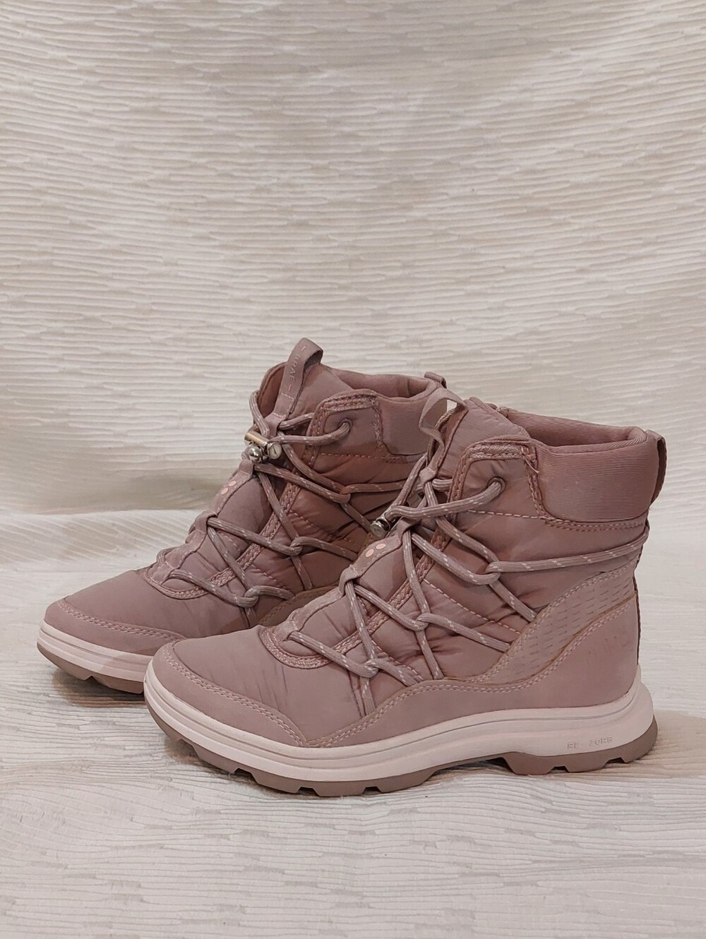 Ryka Dusty Pink Lace-Up Ankle Booties Size 5